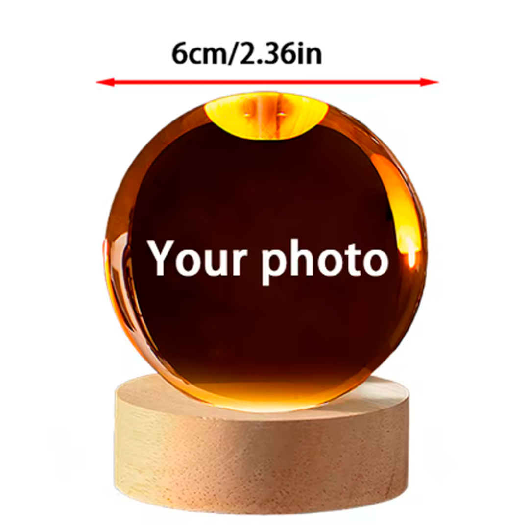 Esfera de cristal personalizada