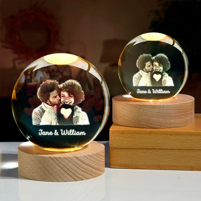 Esfera de cristal personalizada